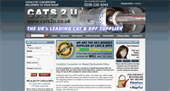 Desktop Screenshot of cats2u.co.uk