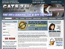 Tablet Screenshot of cats2u.co.uk